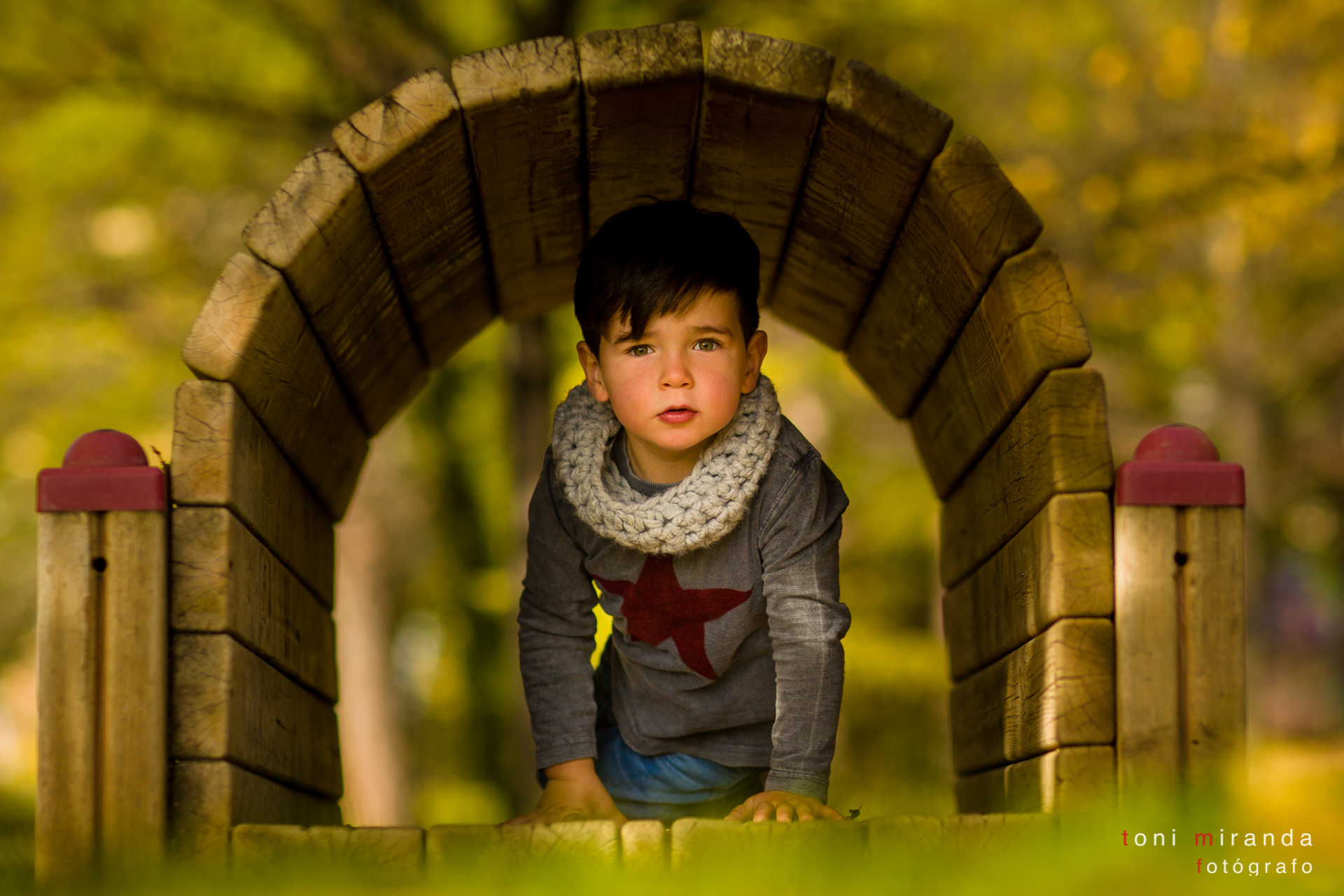 reportaje infantil en parque de alcoy